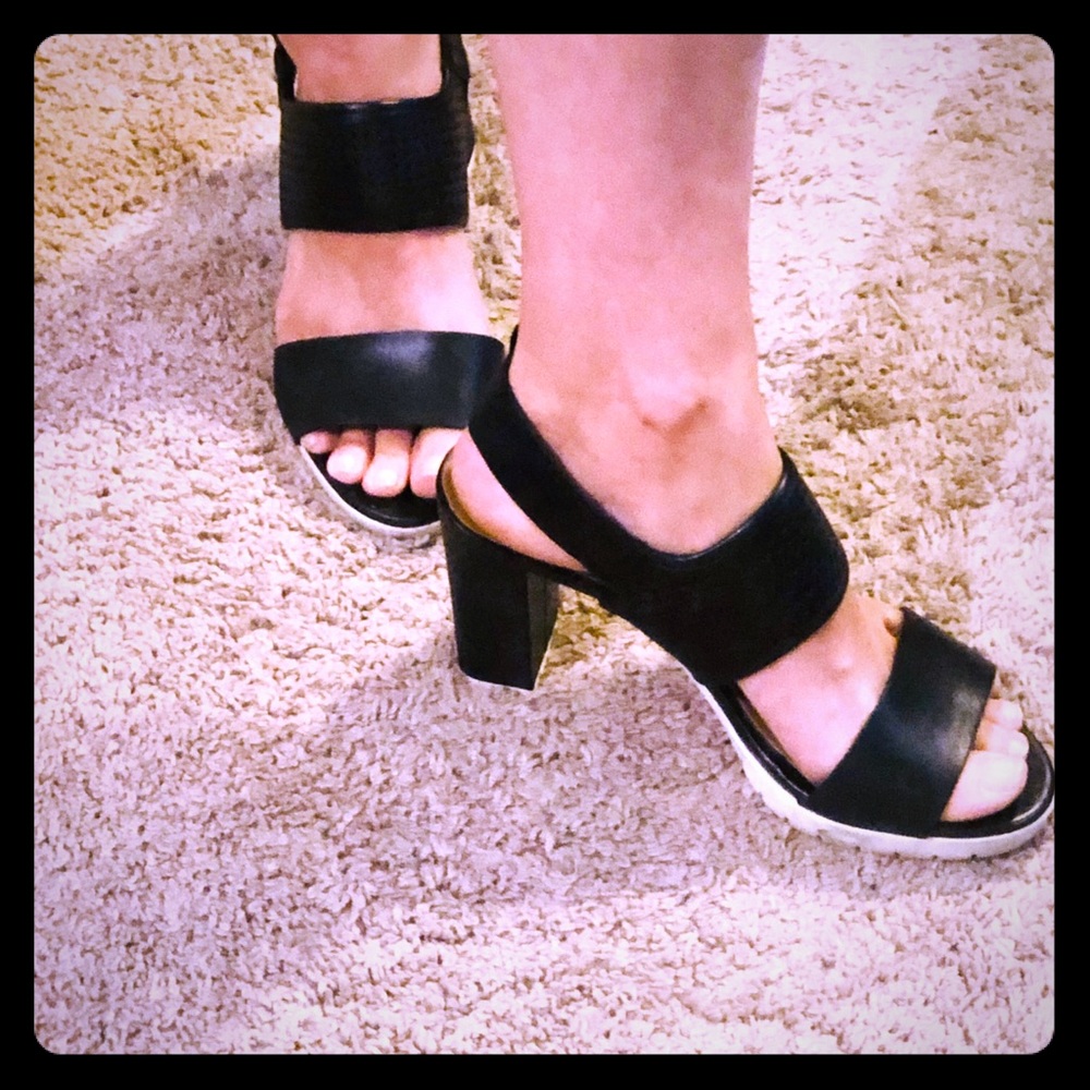Clarks artisan strappy heels